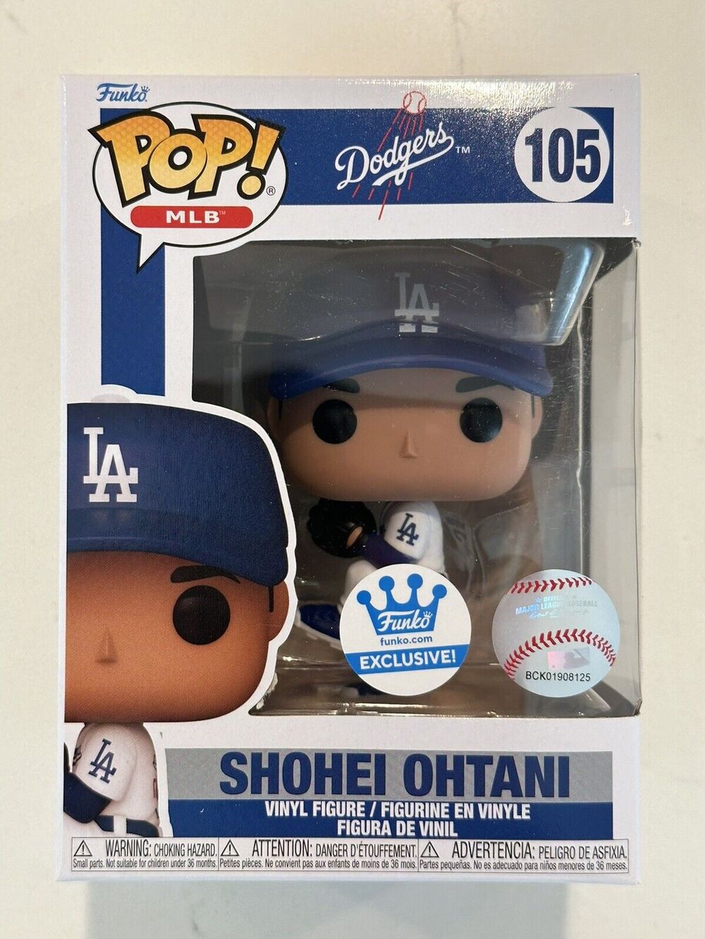 Funko Pop! MLB Shohei Ohtani #105 Funko Exclusive Dodgers pitching